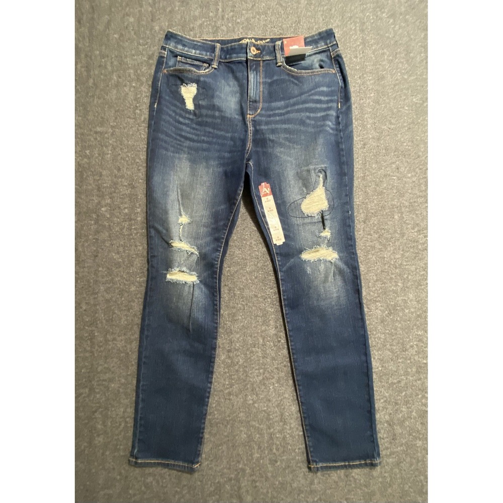 Arizona Jeans Blue High Rise Skinny Women's Size 15